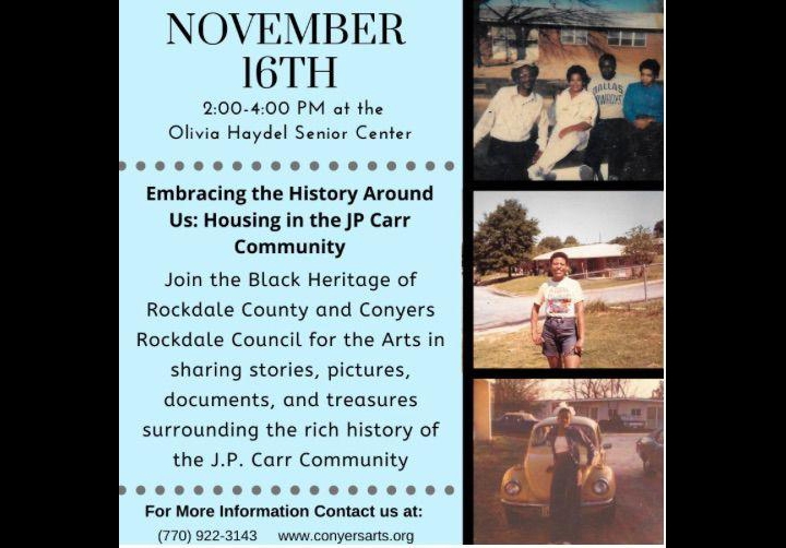 November 16, 2019 2-4 pm Kickoff Event for Embracing the History Around Us Symposium