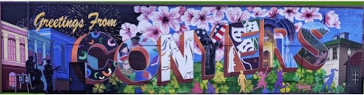 Rockdale Citizen Clipping: Mural in Olde Town pays tribute to history, culture of Conyers, Rockdale