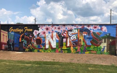 Rockdale Citizen Clipping: Vibrant Communities Grant produces colorful mural in Olde Town Conyers