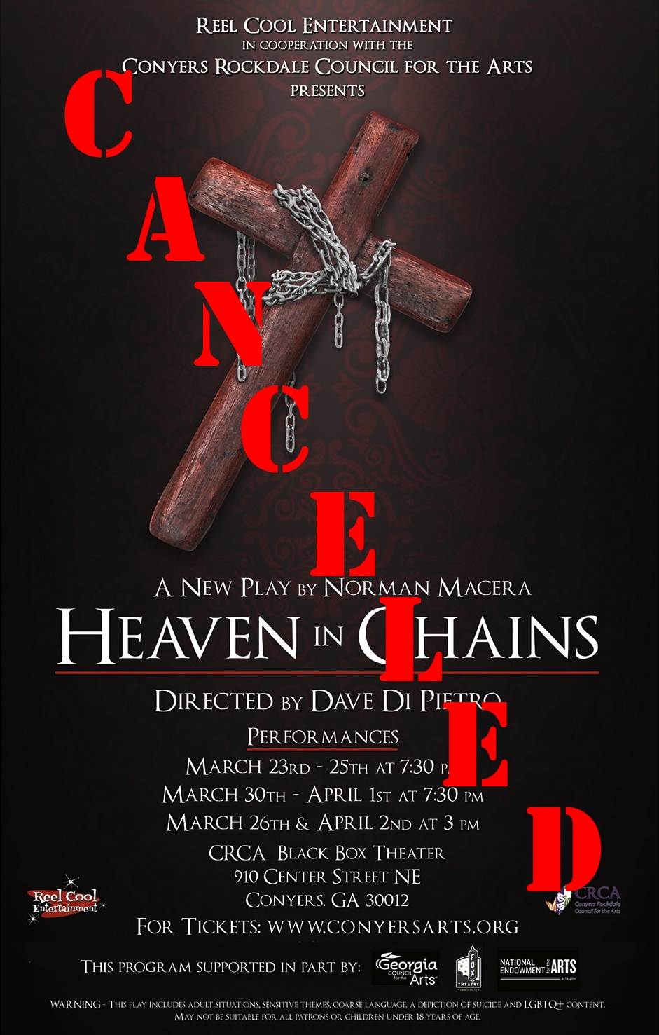 Heaven In Chains Poster Cancelled