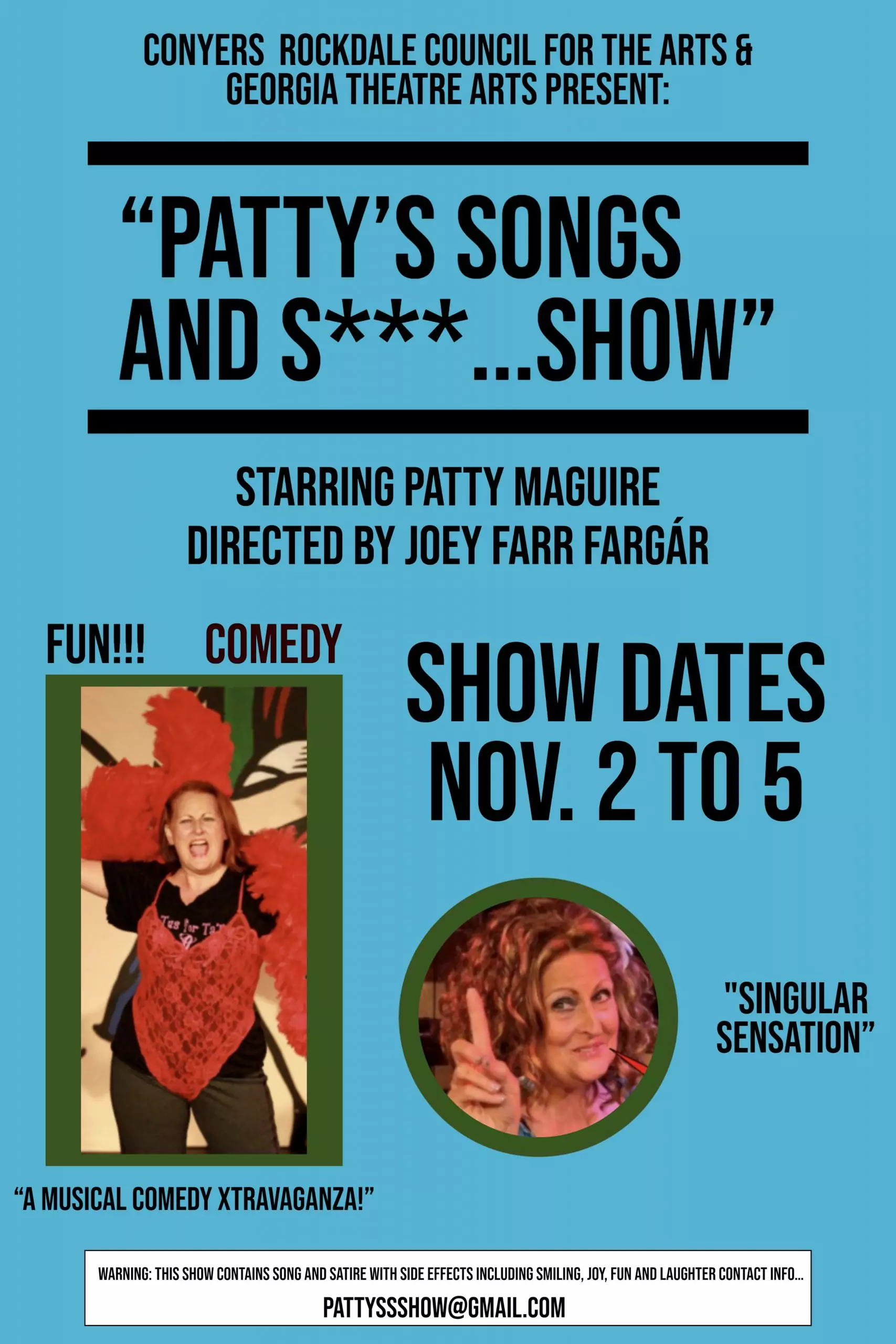 Patty's Show Poster