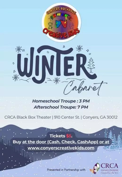 CRCK Winter Cabaret Advertisement