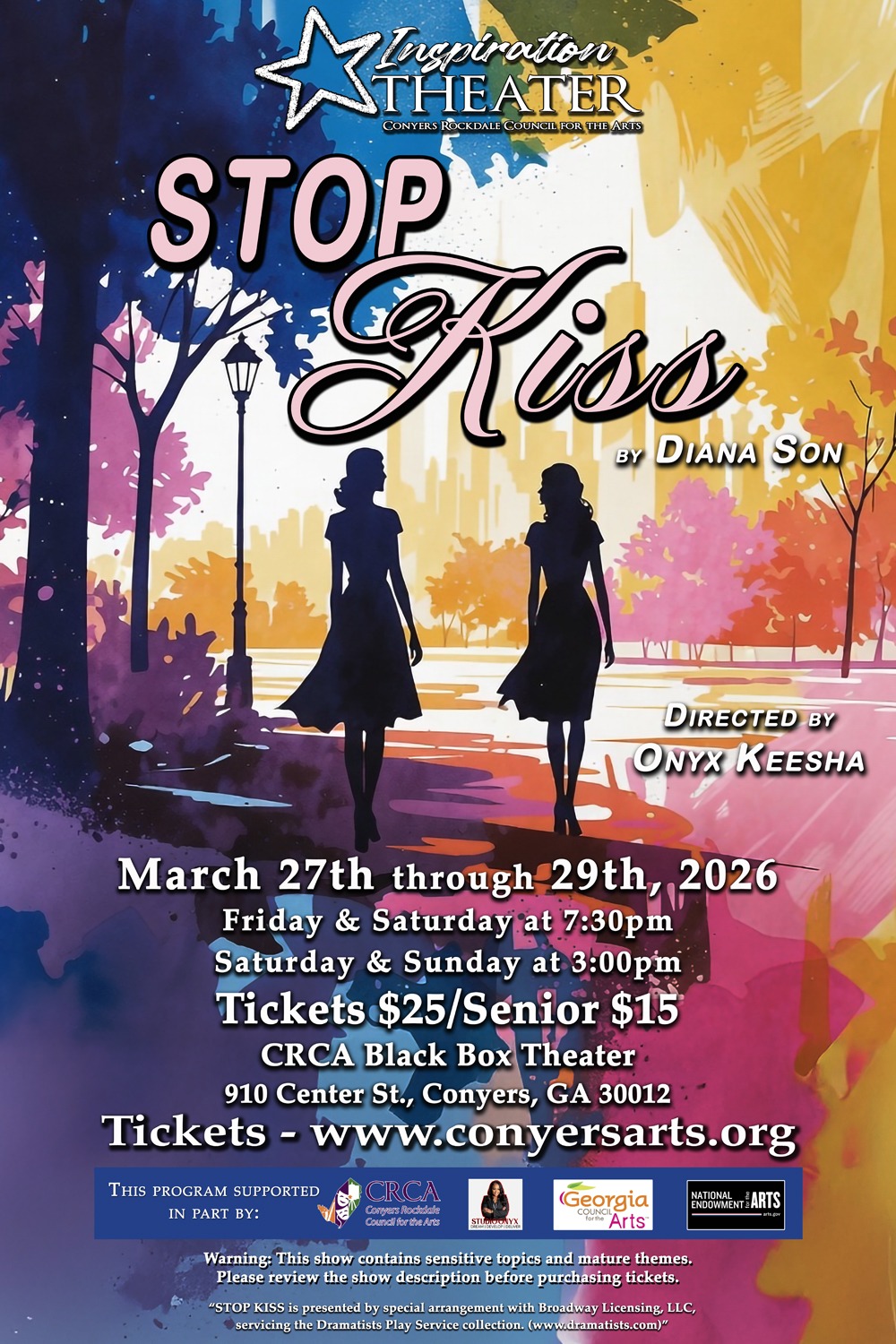 Stop Kiss Poster Advertising