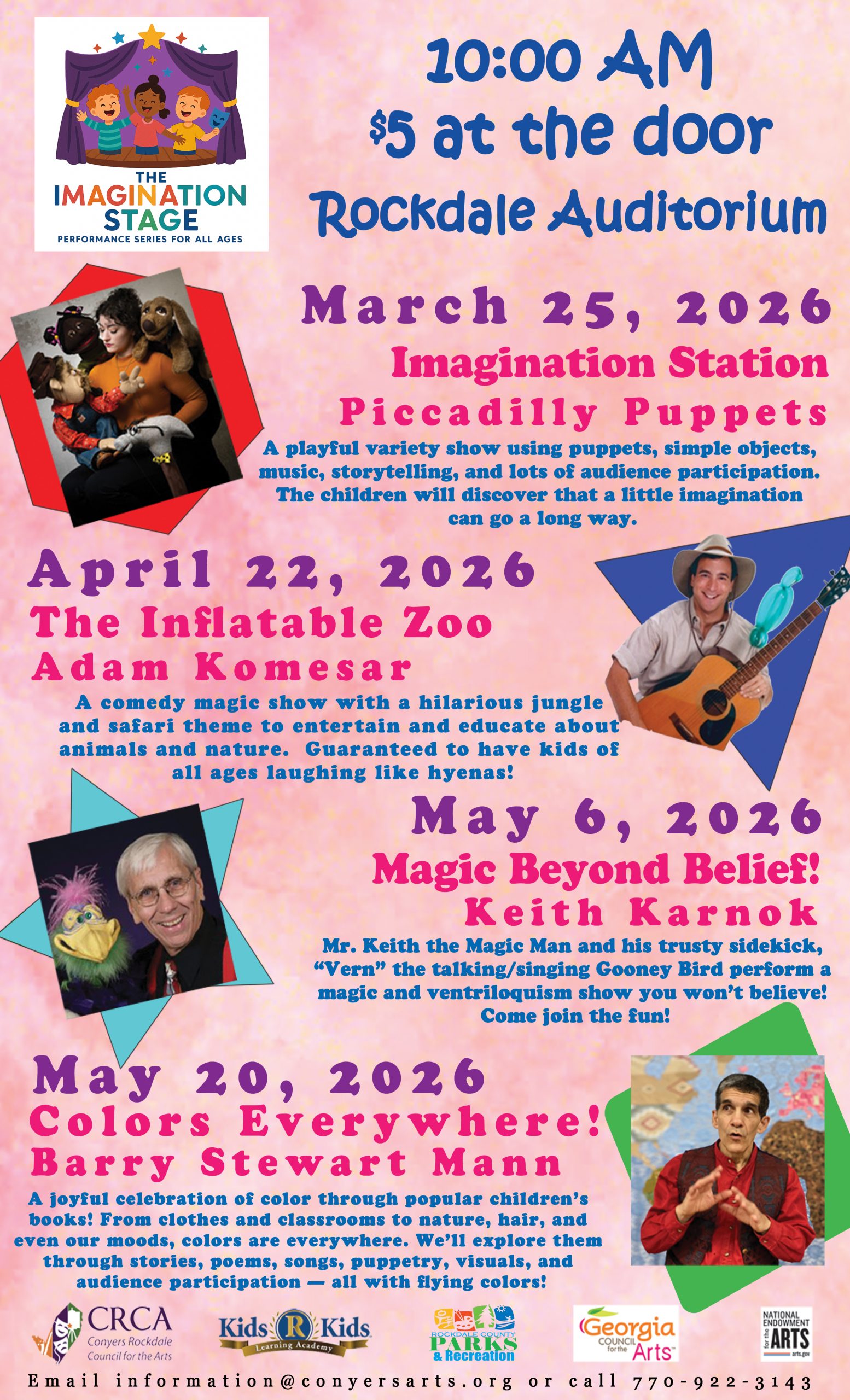 Imagination Stage Advertising Poster