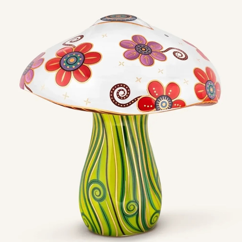 Ceramic Mushroom Painted